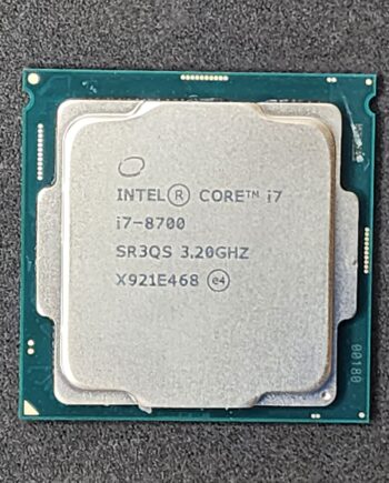 Intel i7-8700 3.2GHz (4.6GHz TURBO) LGA 1151 Processor (SR3QS)
