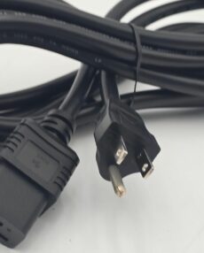NEMA 5-15P to IEC C19 Power Cord – 6FT, 15A, 125V – Heavy-Duty Adapter Cable