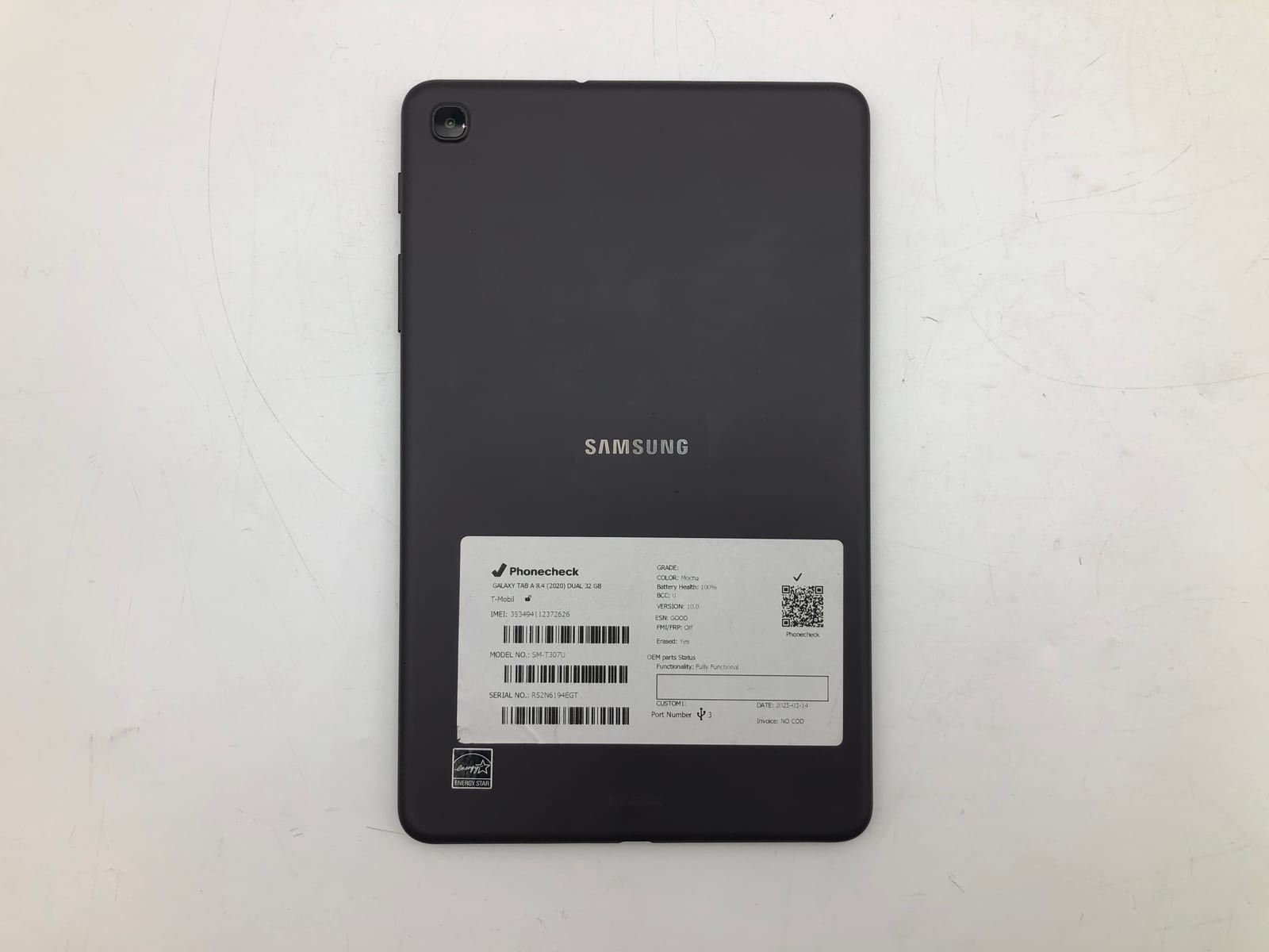 Samsung Galaxy Tab A7 Lite 32GB Gray AT&T SM-T307U Android Tablet Tested 5 Samsung Galaxy Tab A7 Lite 32GB Gray AT&T SM-T307U Android Tablet Tested