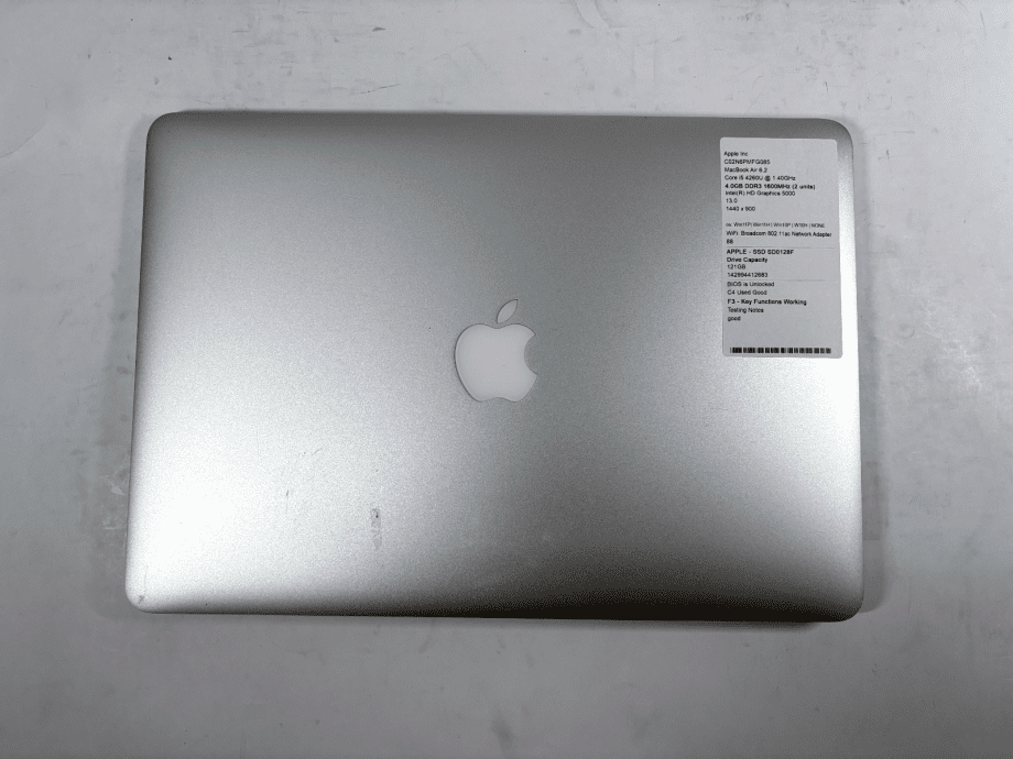 image of MacBook Air 13 Early 2014 i5 4260U 4GB 128GB SSD Catalina Used Good 355701670008 7