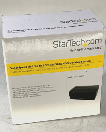 image of StarTechcom USB 30 SATA Hard Drive Docking Station SATDOCKU3S New Open Box 375010221008