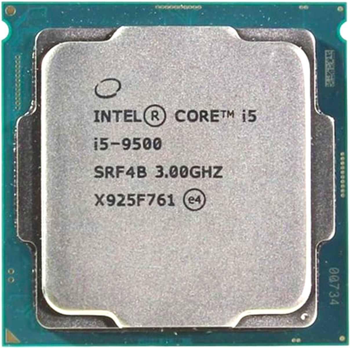 Intel Core i5-9500 SRF4B 3.00 GHz 1151 Socket CPU (Tested) 1 Intel Core i5-9500 SRF4B 3.00 GHz 1151 Socket CPU (Tested)