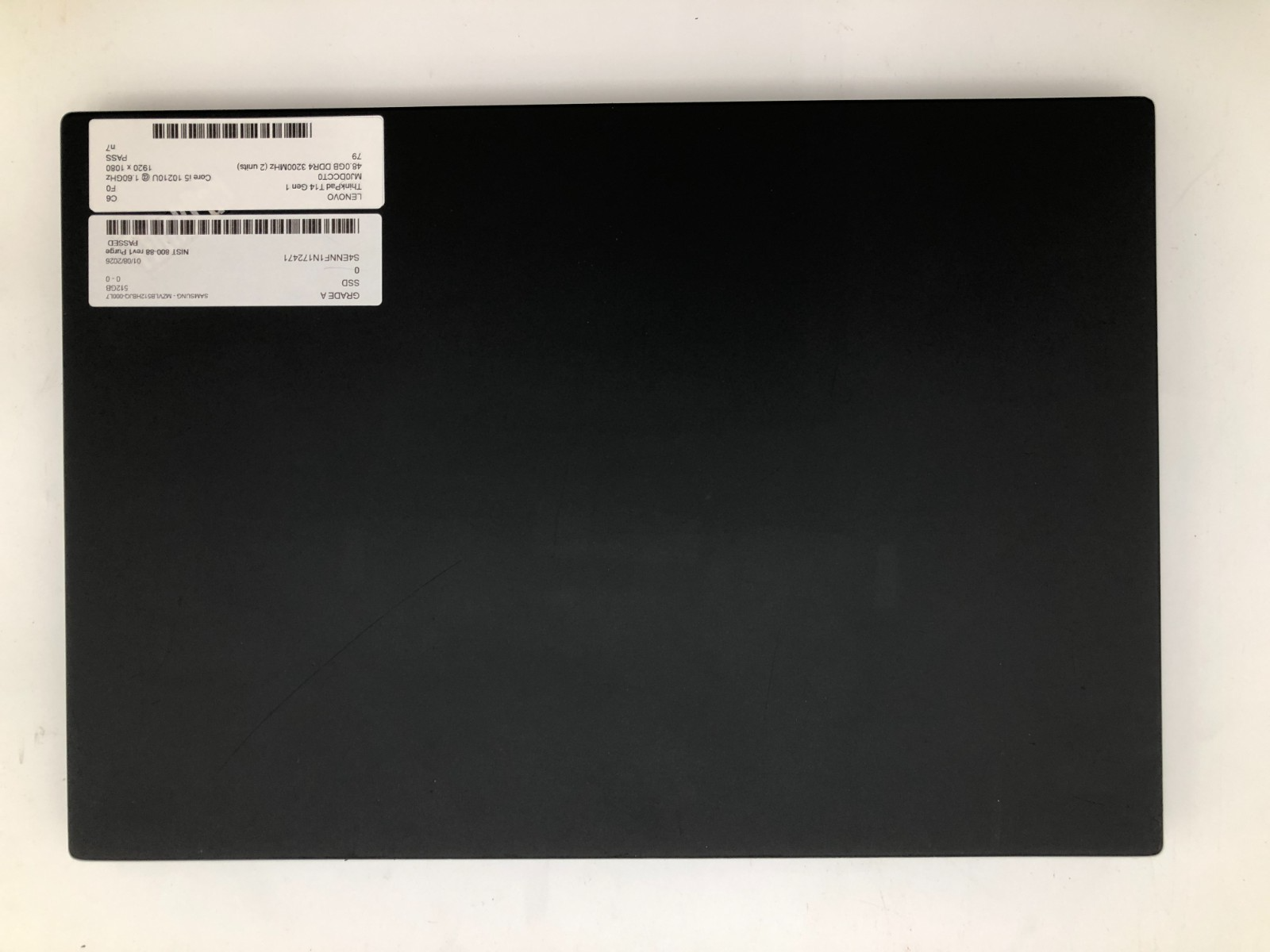 Lenovo ThinkPad T14 Gen 1 i5-10210U 48GB 512GB SSD Win 11 Pro 14" FHD Laptop 4 Lenovo ThinkPad T14 Gen 1 i5-10210U 48GB 512GB SSD Win 11 Pro 14" FHD Laptop