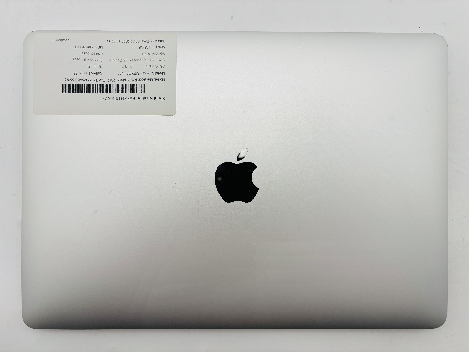 MacBook Pro 13 2017 - i5 7360U - 8GB RAM 128GB SSD - macOS Catalina - Silver 3 MacBook Pro 13 2017 - i5 7360U - 8GB RAM 128GB SSD - macOS Catalina - Silver