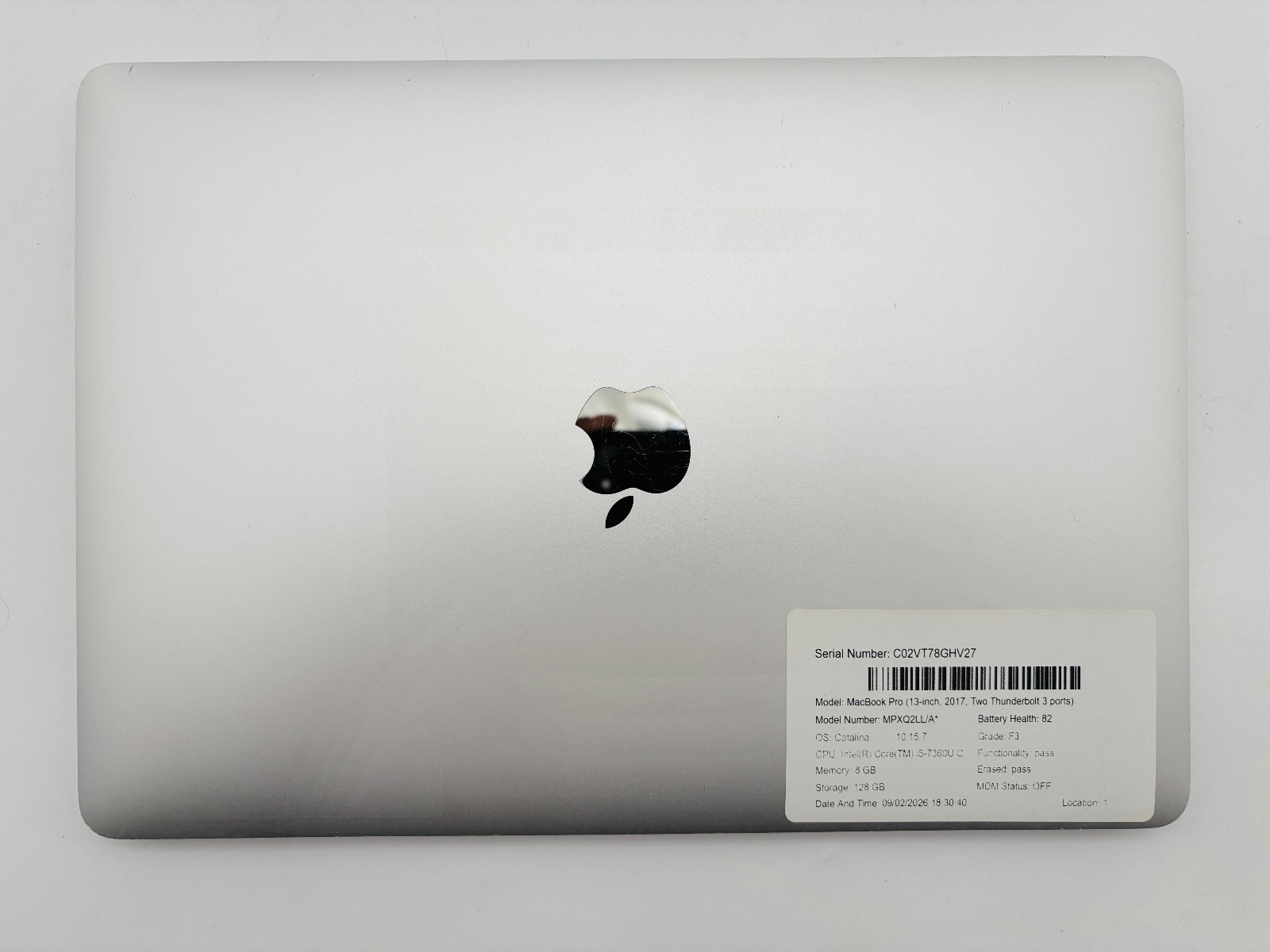 MacBook Pro 13 2017 - i5 7th Gen - 8GB RAM 128GB SSD - macOS Catalina - Silver 9 MacBook Pro 13 2017 - i5 7th Gen - 8GB RAM 128GB SSD - macOS Catalina - Silver