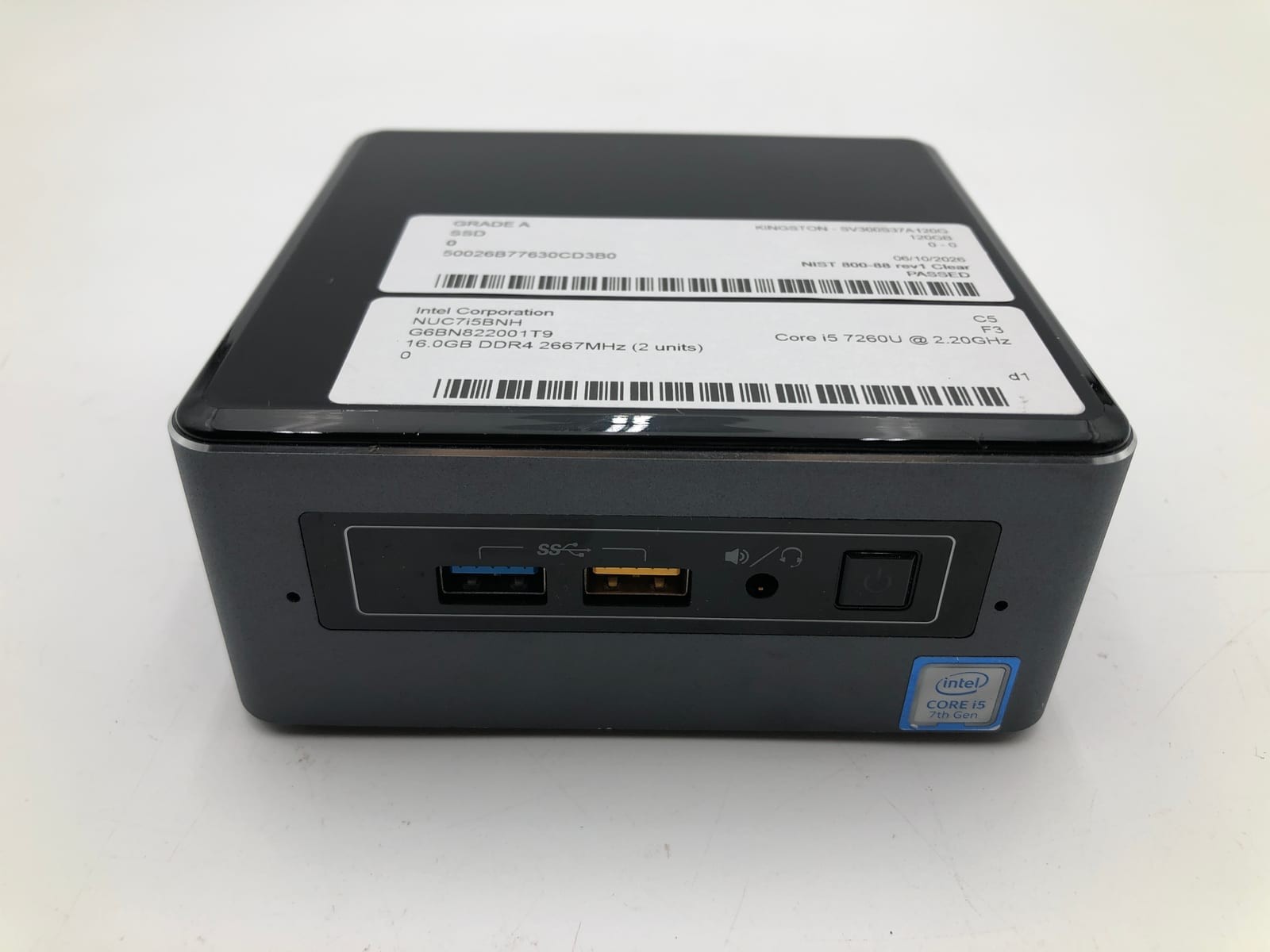 Intel | NUC7i5BNH | i5-7260U | 16GB | 120GB SSD | Win 11 Pro 1 Intel | NUC7i5BNH | i5-7260U | 16GB | 120GB SSD | Win 11 Pro