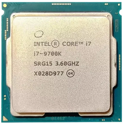 Intel i7-9700K 3.6GHz (4.9GHz TURBO) LGA 1151 Processor (SRG15) 1 Intel i7-9700K 3.6GHz (4.9GHz TURBO) LGA 1151 Processor (SRG15)