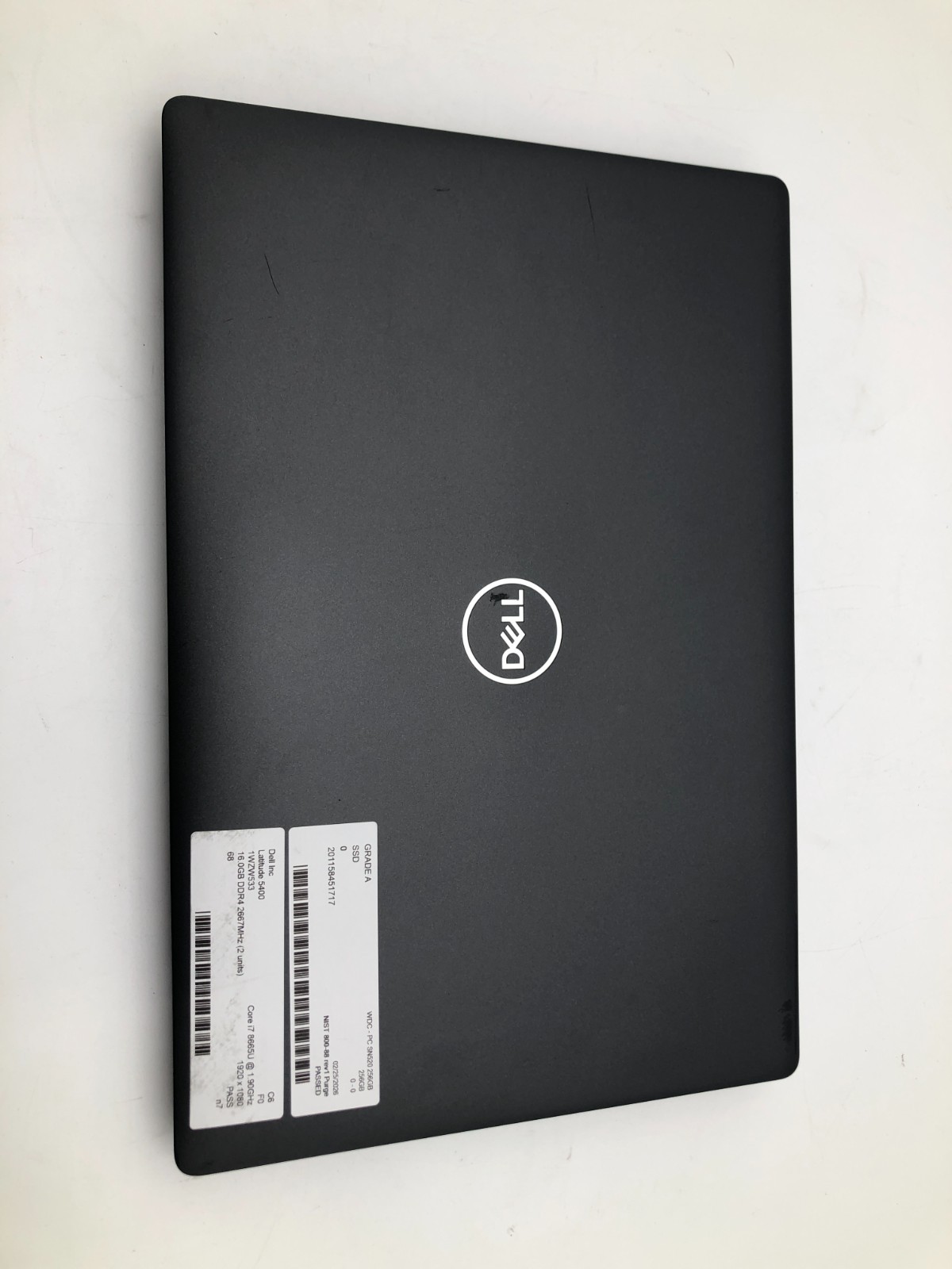 Dell Latitude 5400 i7-8665U 16GB 256GB NVMe SSD 14" FHD Win 11 Pro No Battery 5 Dell Latitude 5400 i7-8665U 16GB 256GB NVMe SSD 14" FHD Win 11 Pro No Battery