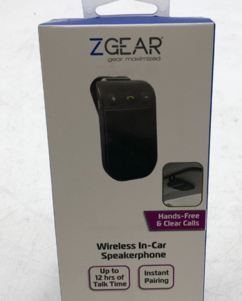 Lot (24) - ZGear HF-BTV800 Wireless In-Car Speakerphone Bluetooth - NEW SEALED