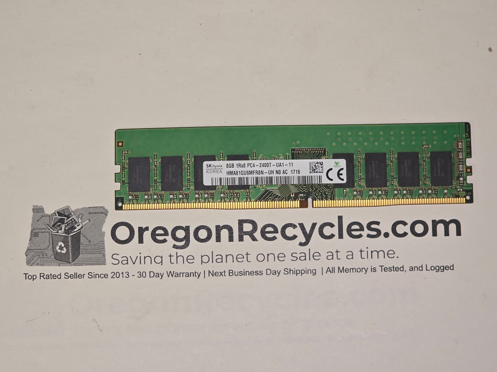 SK hynix 8 GB DDR4 2400MT/s Non-ECC UDIMM Memory Module HMA81GU6MFR8N-UH 1 SK hynix 8 GB DDR4 2400MT/s Non-ECC UDIMM Memory Module HMA81GU6MFR8N-UH