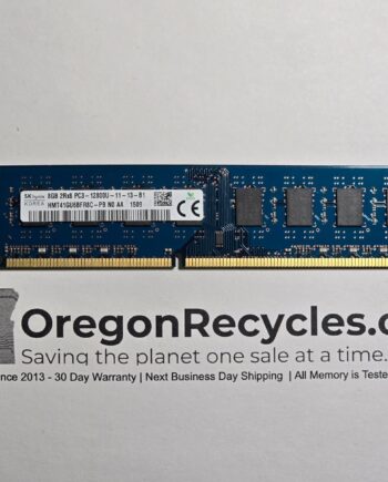 Sk Hynix 8GB Desktop RAM 2Rx8 PC3-12800U-11-13-B1 HMT41GU6BFR8C-PB