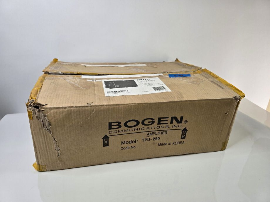 image of Bogen TPU250 250W Telephone Paging Amplifier 250W TESTED 375296196568