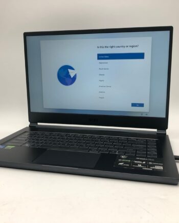 Micro-Star International Co Stealth 15M A11UEKV i7-11375H 512GB 16GB No Battery