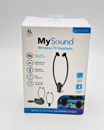 Acoustic Research Wireless TV Headset ARHTV2B - Elite Plus - NEW