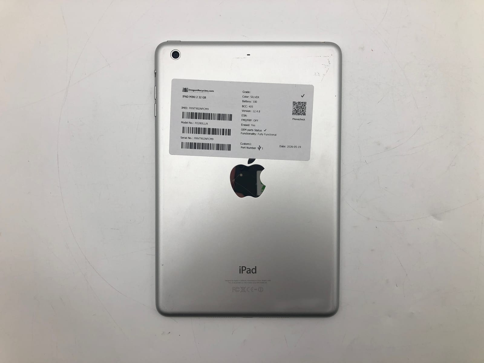Apple iPad mini 2 32GB Silver Unlocked FE280LL/A iOS Smartphone Tested 83% Batte 6 Apple iPad mini 2 32GB Silver Unlocked FE280LL/A iOS Smartphone Tested 83% Batte