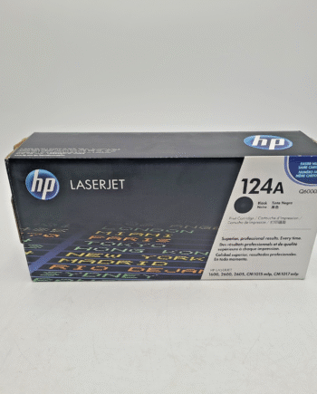 HP LaserJet 124A Q6000A Black Toner Cartridge – New Open Box