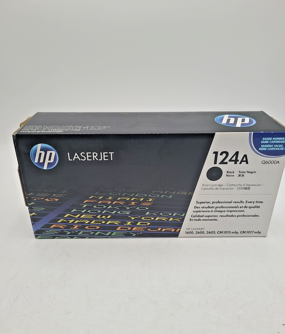 HP LaserJet 124A Q6000A Black Toner Cartridge – New Open Box 1 HP LaserJet 124A Q6000A Black Toner Cartridge – New Open Box
