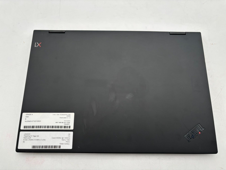 Lenovo ThinkPad X1 Yoga 3rd (Core i5-8250U, 8GB RAM, 256GB SSD, Win 11 Pro)