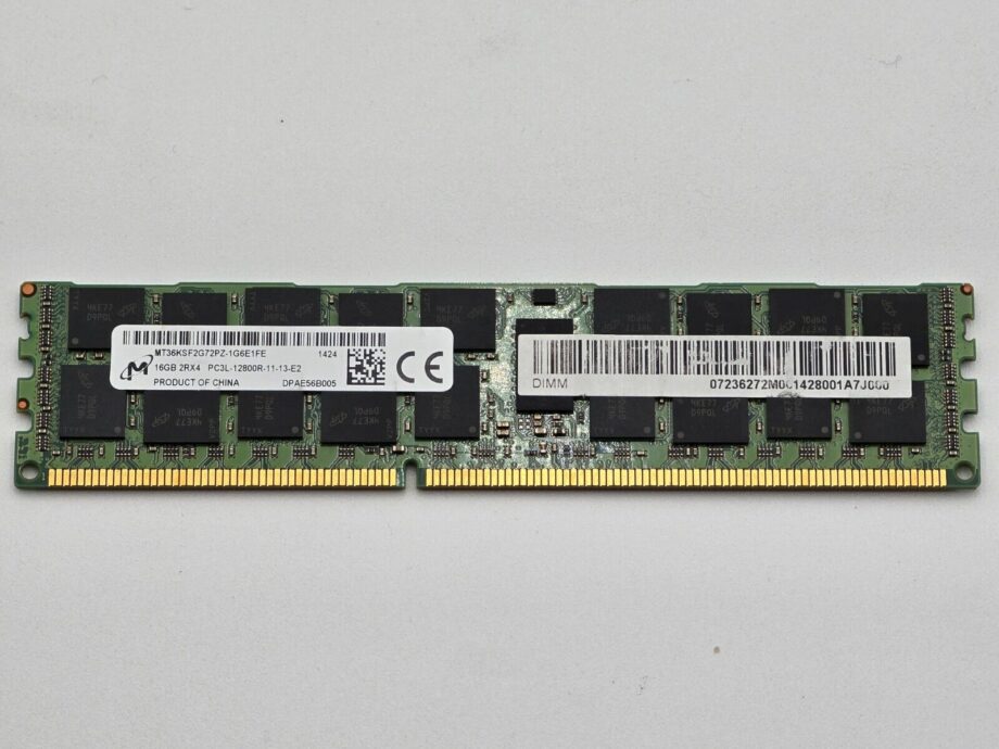 image of 16GB SAMSUNG MICRON PC3L 12800R ECC REGISTERED RAM MEMORY SERVER 356110031288