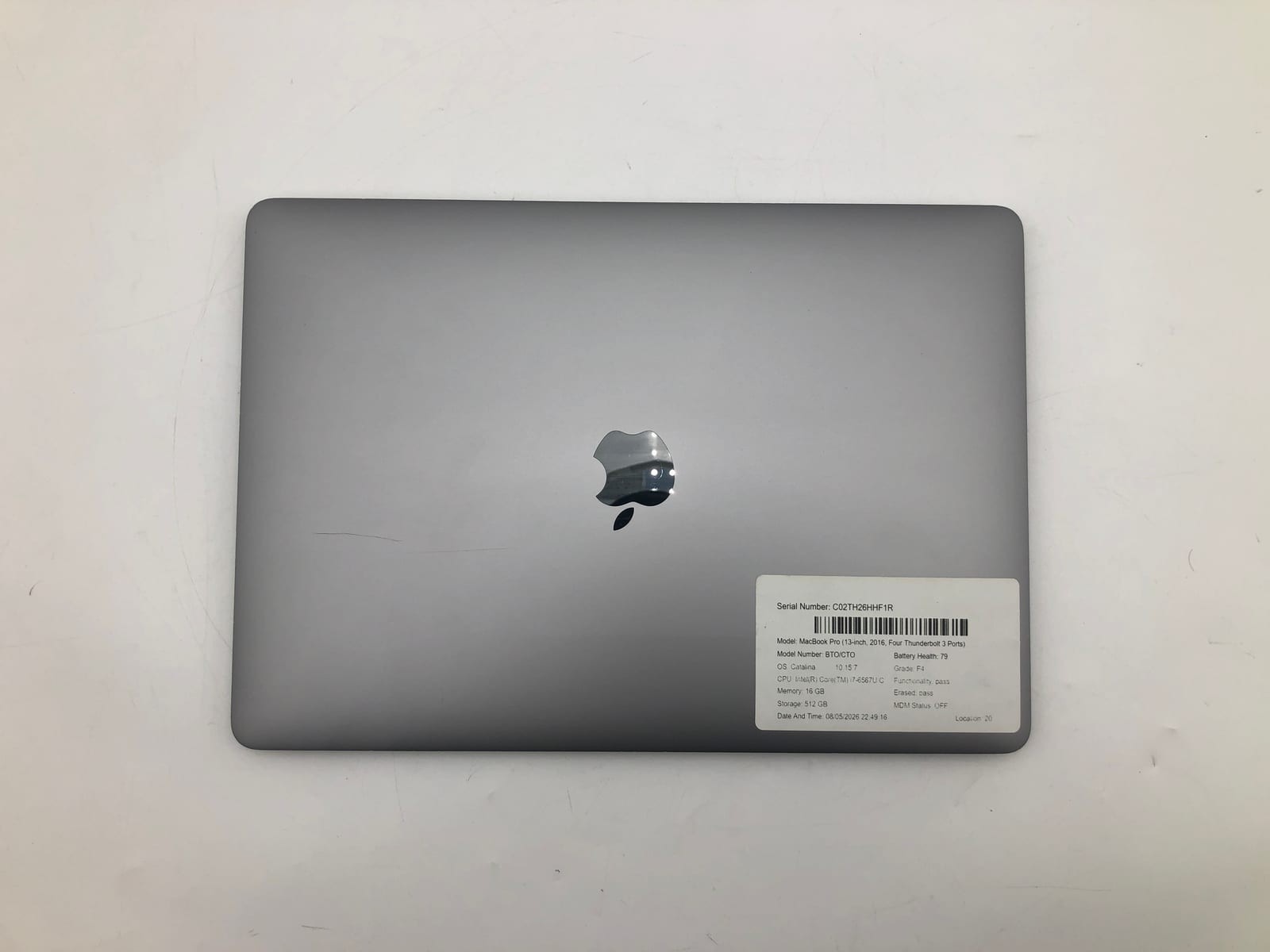 Apple | MacBook Pro (13-inch, 2016, Four Thunderbolt 3 Ports) | | 79% Battery 4 Apple | MacBook Pro (13-inch, 2016, Four Thunderbolt 3 Ports) | | 79% Battery