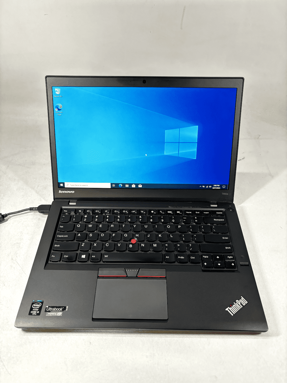 Lenovo ThinkPad T450s i5 5300U 12GB 240GB SSD Windows 10 Pro- No Battery