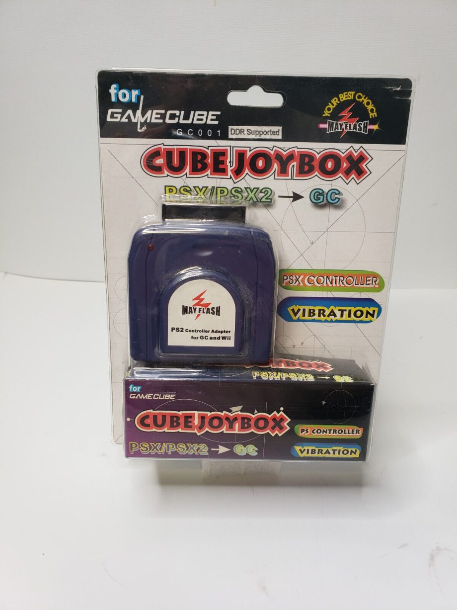image of Mayflash Cube Joybox Playstation to Nintendo Gamecube Controller Adapter 375377720788