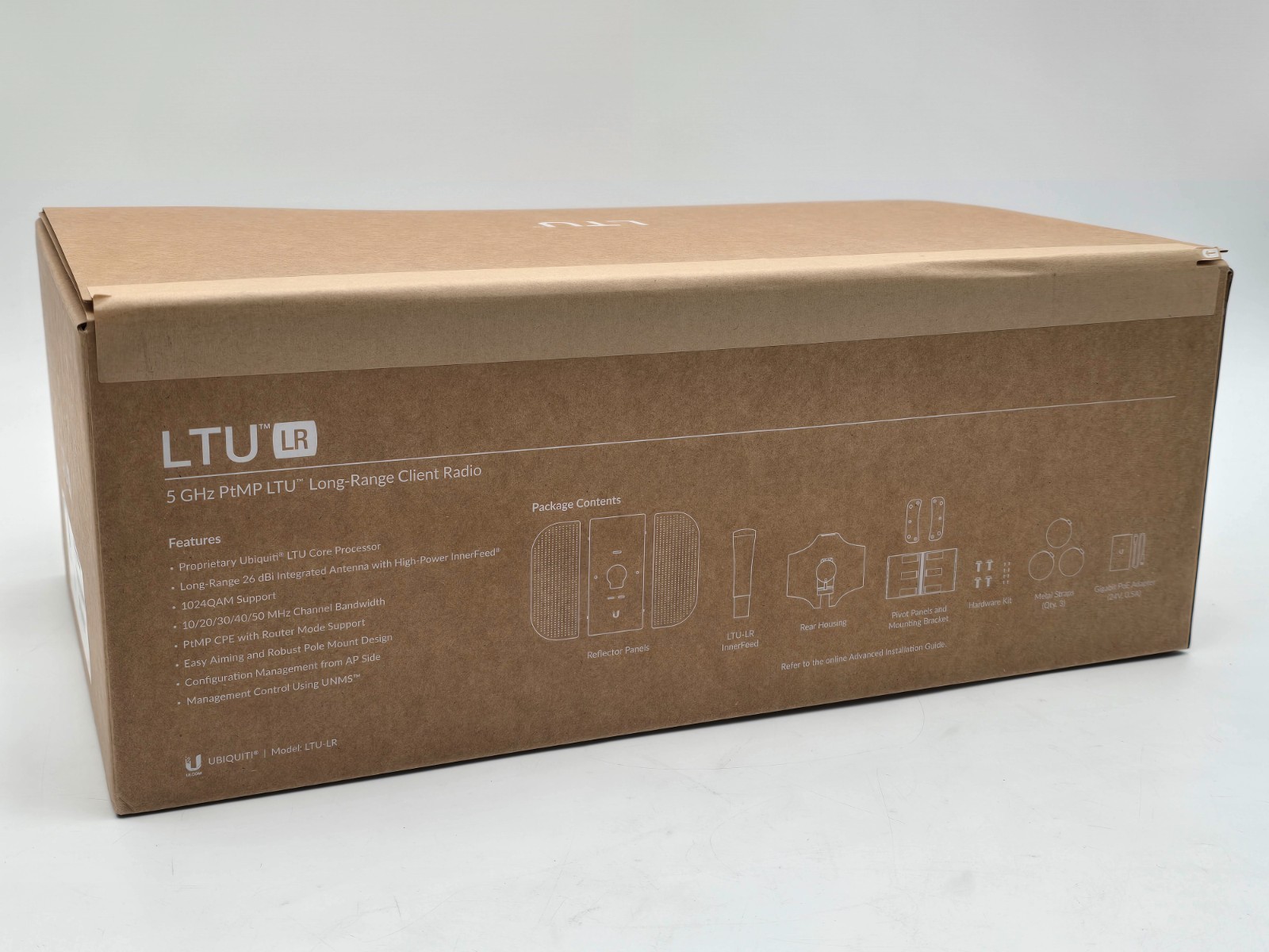 Ubiquiti LTU-LR-US 5GHz PtMP Long-Range Client Radio w/ Antenna (New, Sealed) 1 Ubiquiti LTU-LR-US 5GHz PtMP Long-Range Client Radio w/ Antenna (New, Sealed)