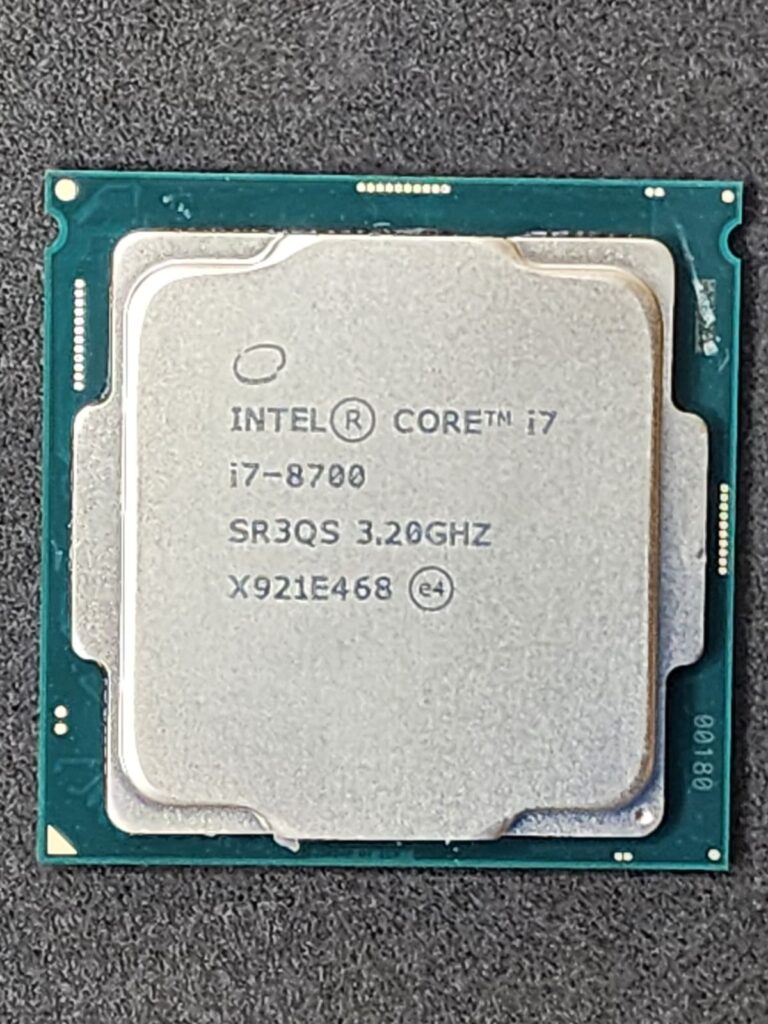 Intel Core i7-8700 CPU LGA 1151 動作品