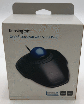 Kensington Orbit Trackball with Scroll Ring K72337WW Ambidextrous – New Open Box