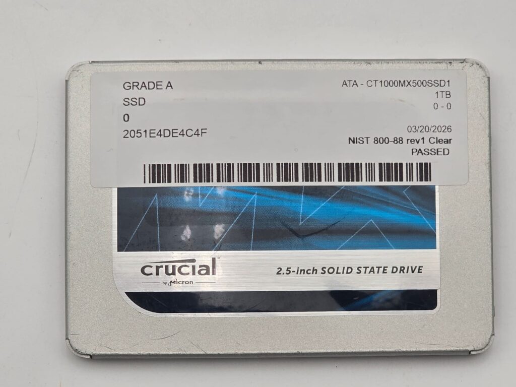 Crucial CT1000MX500SSD1 1TB 2.5