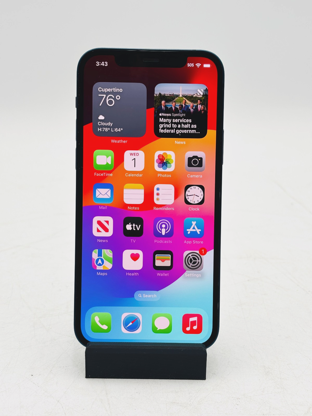 Apple iPhone 12 - 128 GB - Blue (Unlocked) - **READ** 1 Apple iPhone 12 - 128 GB - Blue (Unlocked) - **READ**