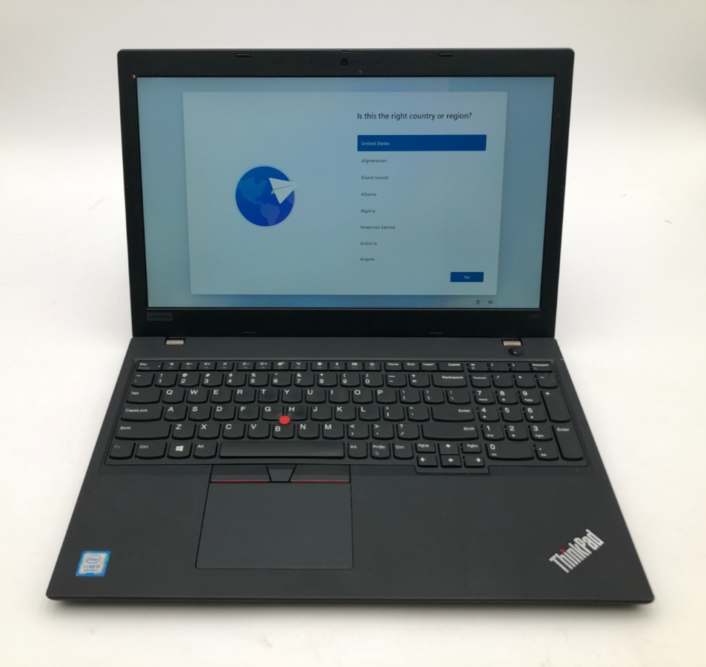 Lenovo ThinkPad L590 i5-8265U 8GB RAM 256GB NVMe SSD 15.6