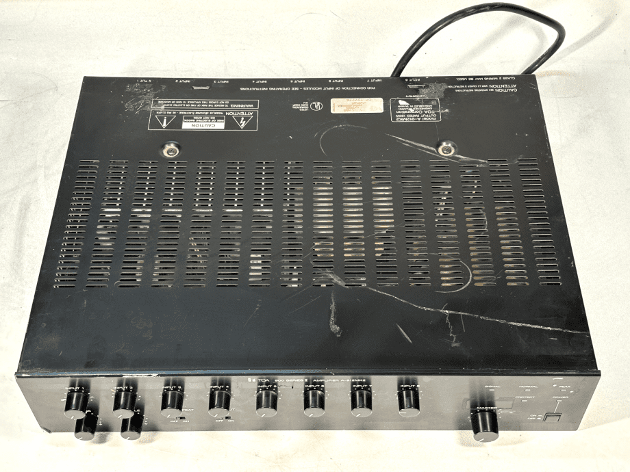 image of TOA 900 Series II A 912MK2 Amplifier No Feet Used Fair 375305810219 2