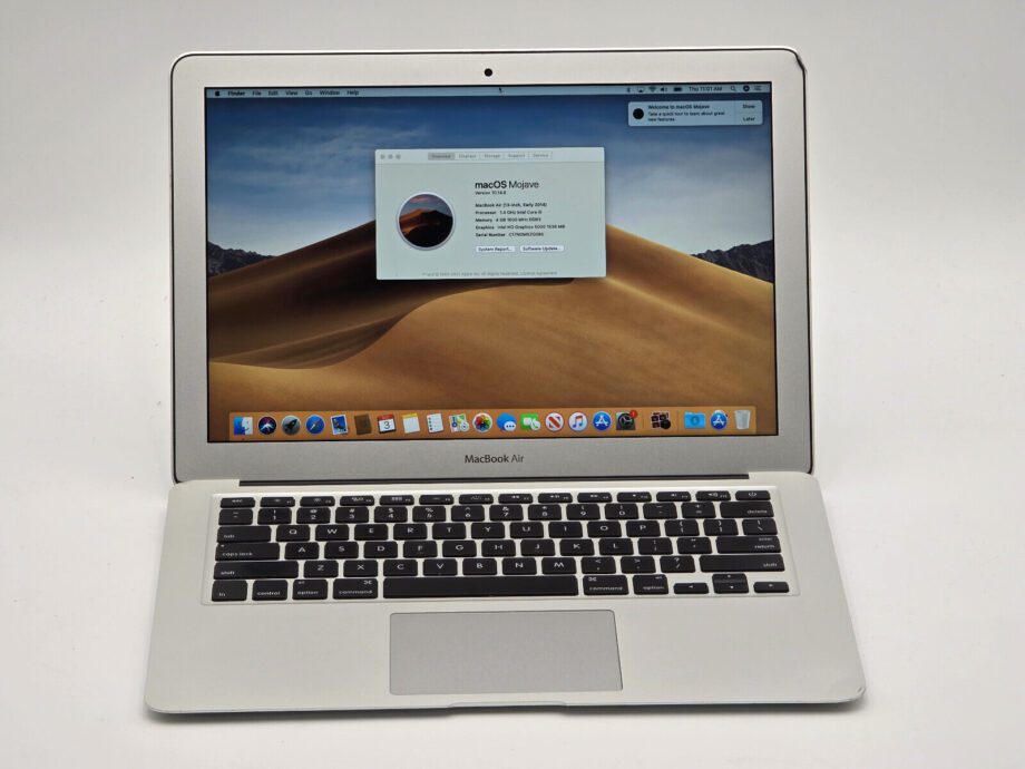 image of Apple MacBook Air 62 Core i5 4260U 140GHz 4GB RAM 128GB SSD C4F4 356113554729