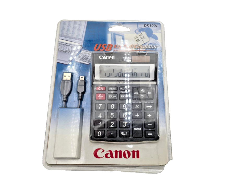 image of Canon USB Key PadCalculator Model DK100i w USB Cable New in Package 375910855029