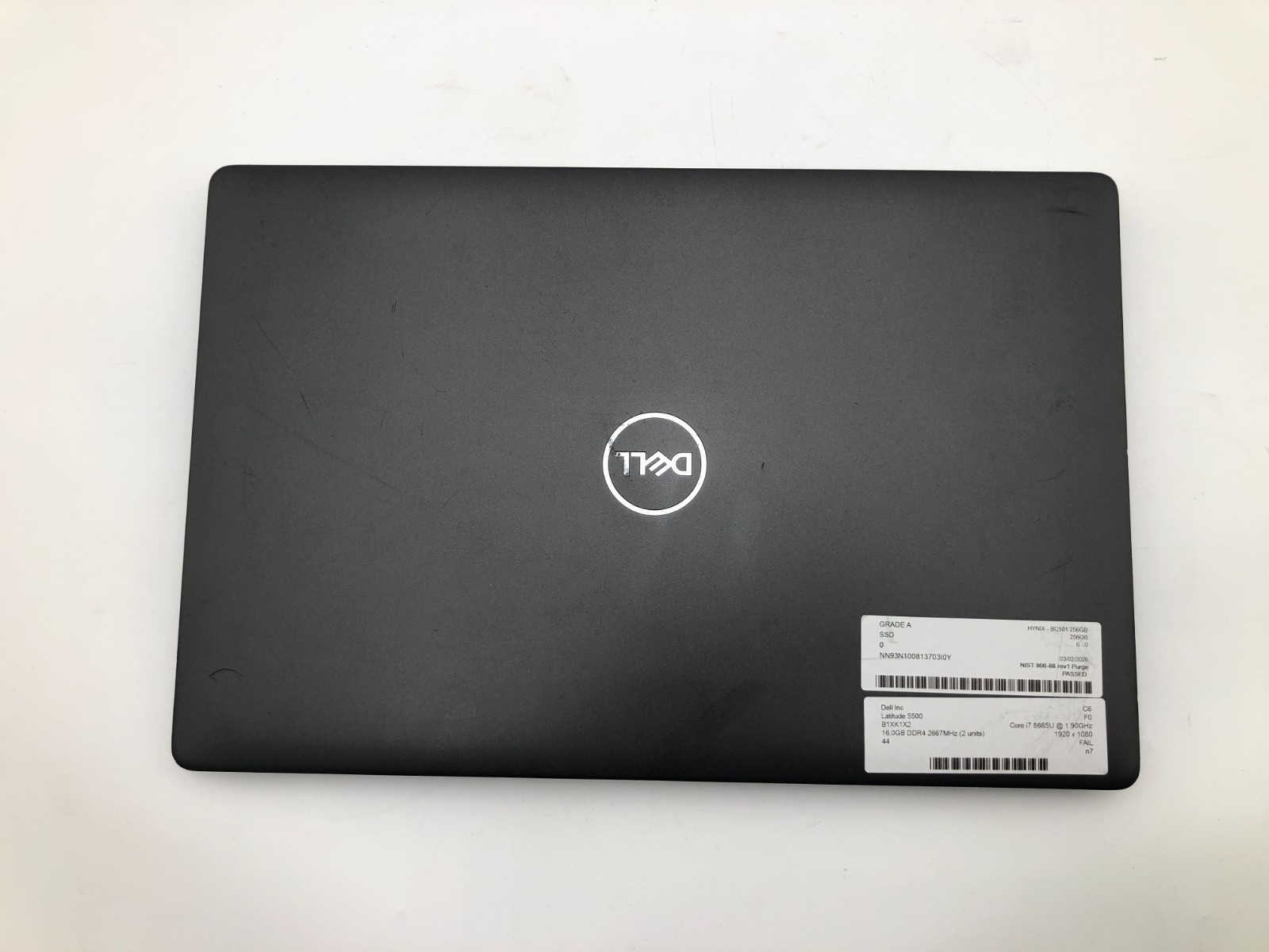 Dell Latitude 5500 i7-8665U 16GB 256GB NVMe 15.6" FHD Win 11 Pro No Battery 5 Dell Latitude 5500 i7-8665U 16GB 256GB NVMe 15.6" FHD Win 11 Pro No Battery