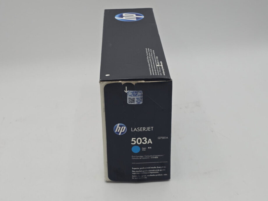 Genuine HP 503A LaserJet Toner Cartridge Cyan Model: Q7581A / Sealed