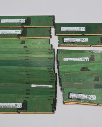 Lot of 34x 4GB DDR4-2666 UDIMM Desktop RAM Modules | Mixed Brands | PC4-21300