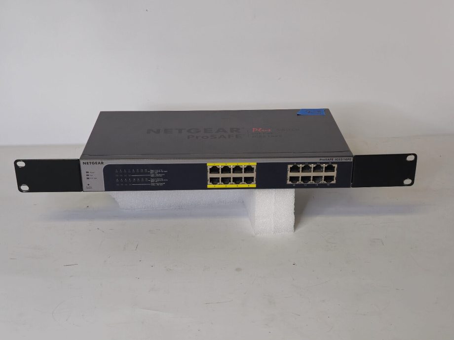 image of NETGEAR JGS516PE ProSafe Plus 16 Port Gigabit Ethernet Switch 355734929529