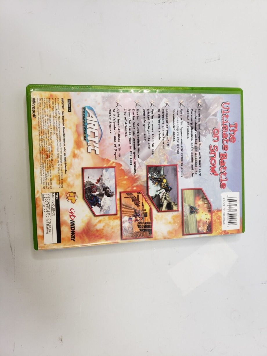 image of Xbox Arctic Thunder Microsoft Xbox Complete Very Good 355449444429 4