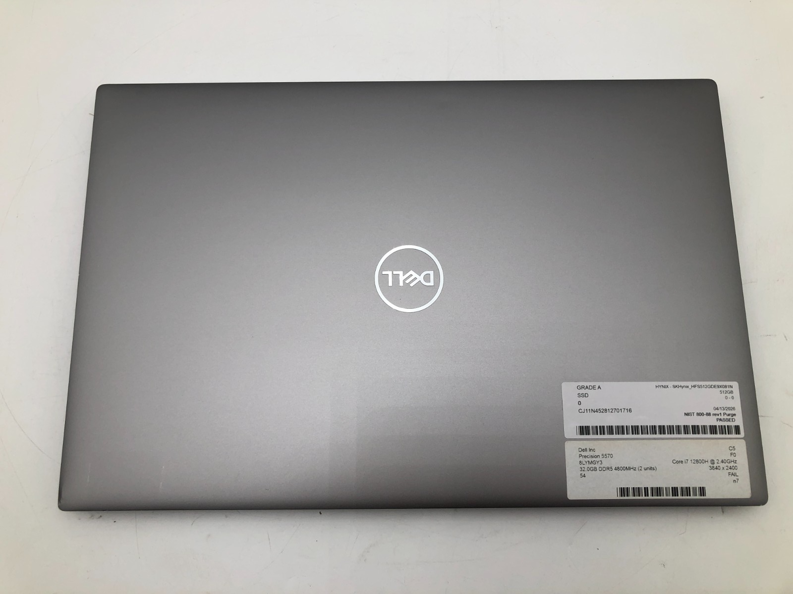 Dell Precision 5570 i7-12800H 32GB 512GB 15.6" Touch Win 11 Pro RTX A2000 8GB 5 Dell Precision 5570 i7-12800H 32GB 512GB 15.6" Touch Win 11 Pro RTX A2000 8GB