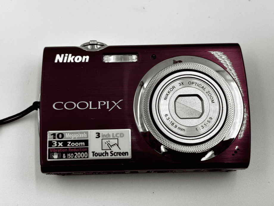 image of Nikon COOLPIX S230 100MP Digital Camera Plum Tested and Working 356011053339 5