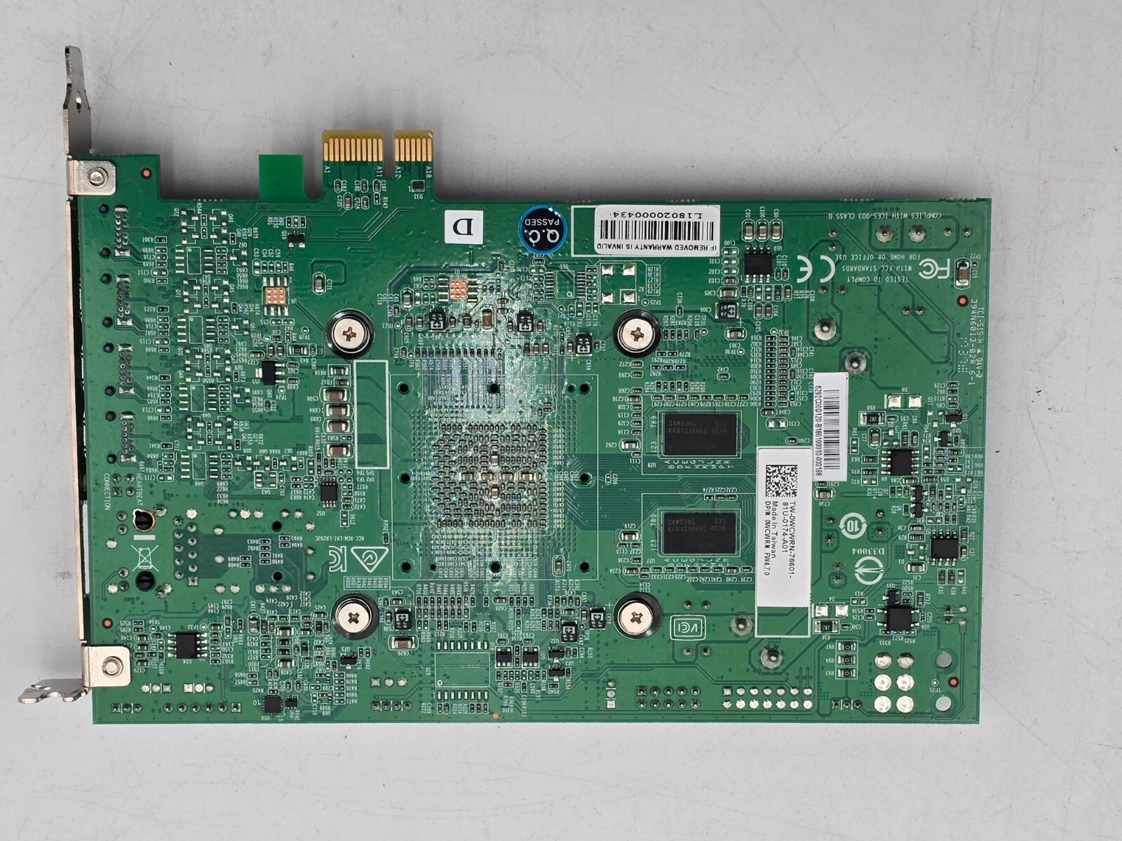 Dell 0WCWRN TERA 4x Mini DP PCoIP PCIe x1 Remote Access Host Card 4 Dell 0WCWRN TERA 4x Mini DP PCoIP PCIe x1 Remote Access Host Card