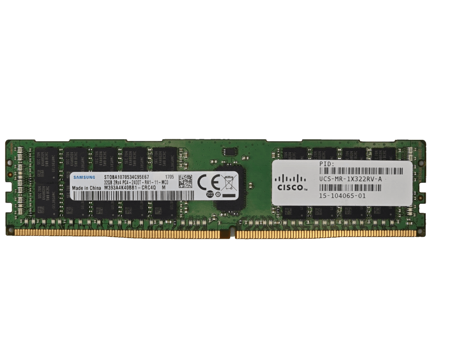 image of Cisco UCS MR 1X322RV A 32GB PC4 2133P 2Rx4 DDR4 Server Memory 15 104065 01 375467576759