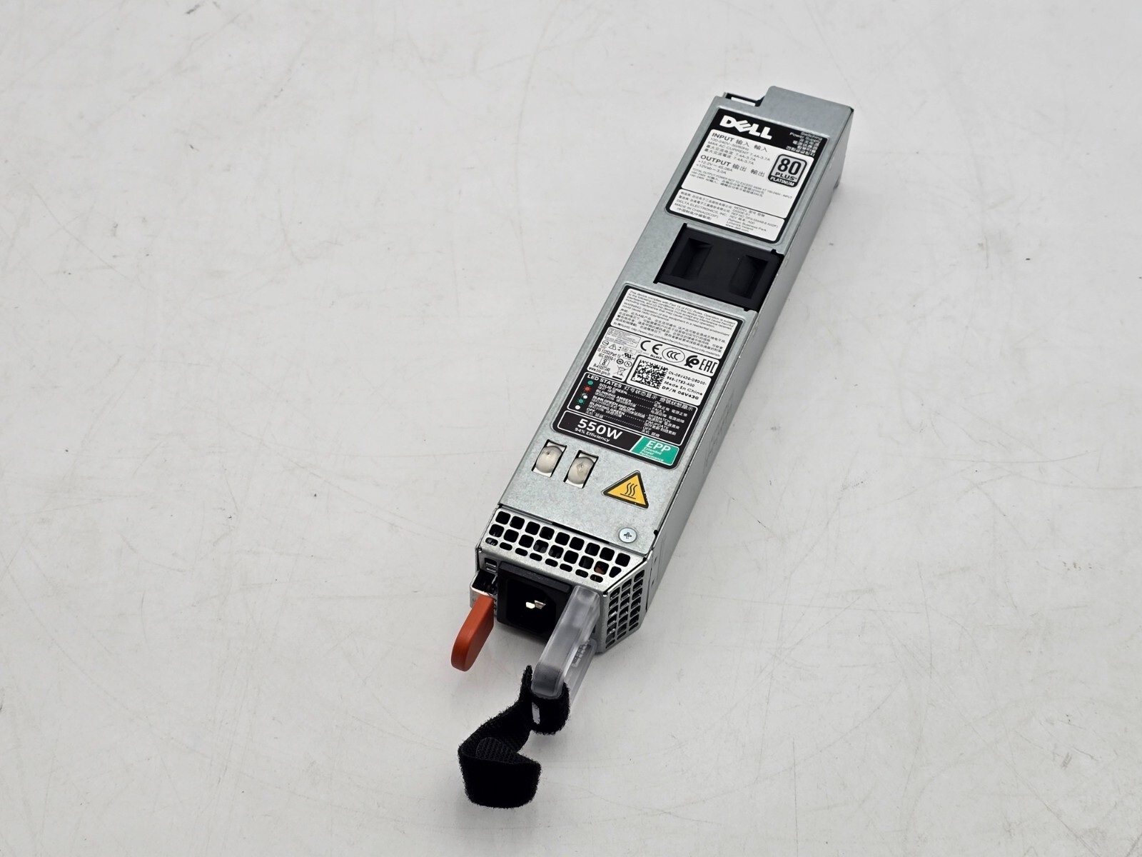 Dell NCNFF / 6V43G / RYMG6 550W Power Supply 80+ Platinum EPP for PowerEdge R430 1 Dell NCNFF / 6V43G / RYMG6 550W Power Supply 80+ Platinum EPP for PowerEdge R430