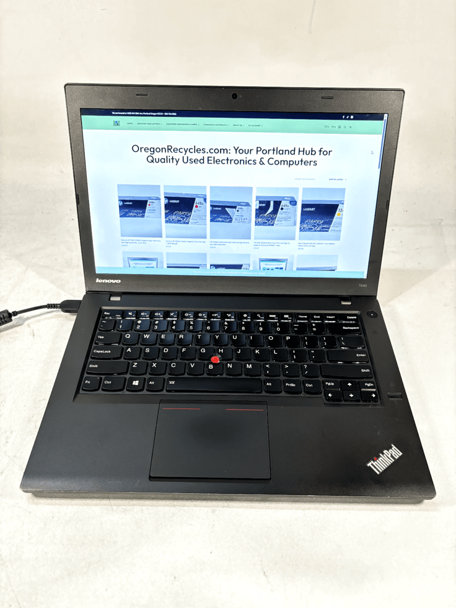 image of Lenovo ThinkPad T440 i7 4600U 12GB 256GB SSD Windows10 Pro no battery 355884223959