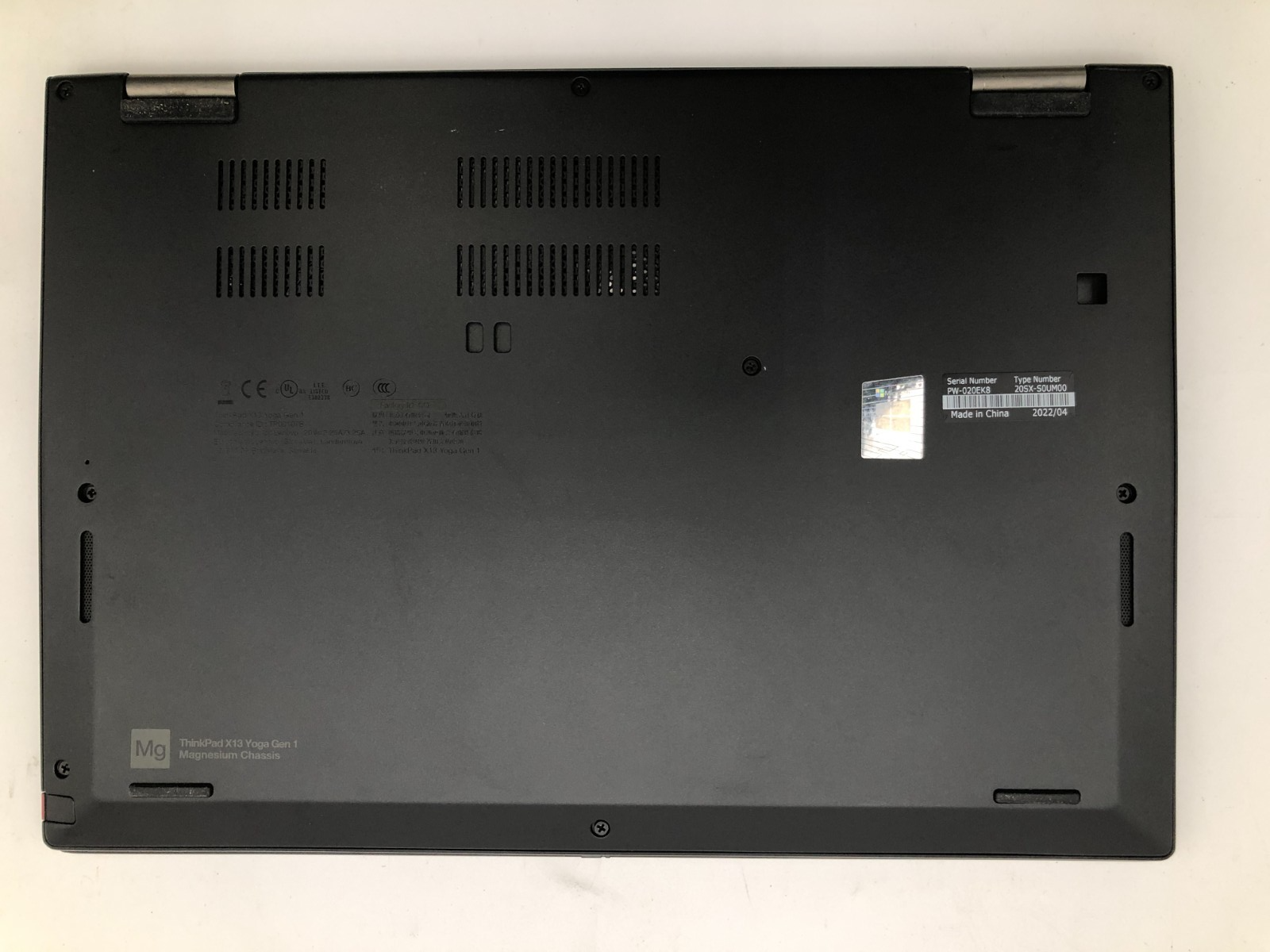 Lenovo ThinkPad X13 Yoga Gen 1 i5-10310U 16GB No SSD/OS 14" Convertible - Bad KB 6 Lenovo ThinkPad X13 Yoga Gen 1 i5-10310U 16GB No SSD/OS 14" Convertible - Bad KB
