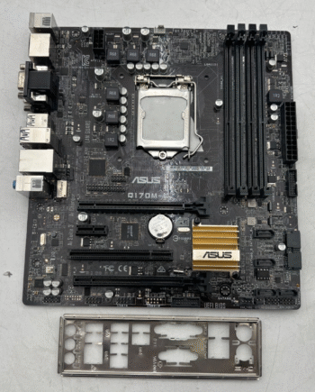 ASUS Q170M-C Intel LGA1151 DDR4 MicroATX Motherboard | Tested C6F4 w/ I/O Shield