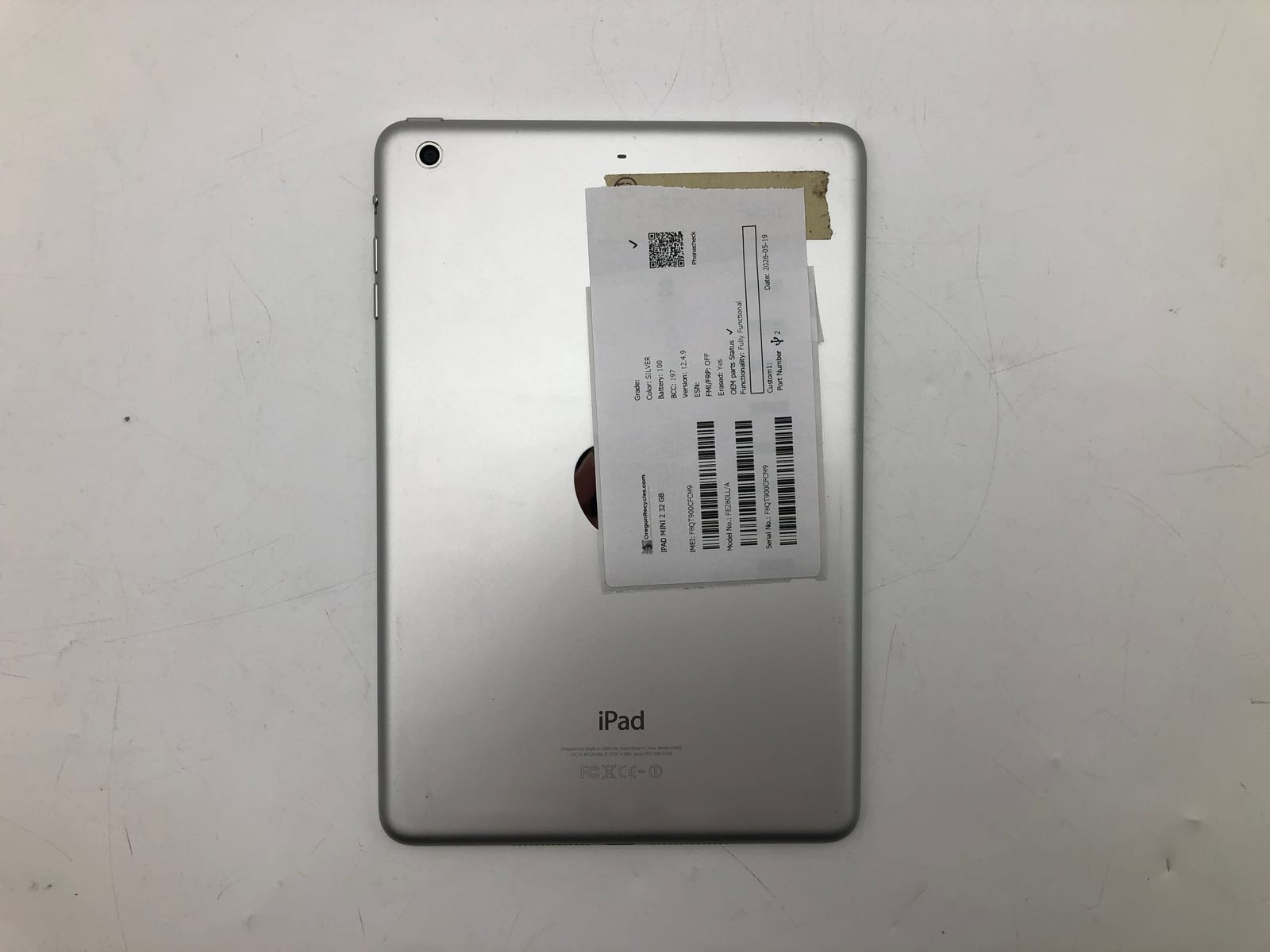Apple iPad mini 2 32GB Silver Unlocked FE280LL/A iOS Smartphone Tested 93% Batte 6 Apple iPad mini 2 32GB Silver Unlocked FE280LL/A iOS Smartphone Tested 93% Batte