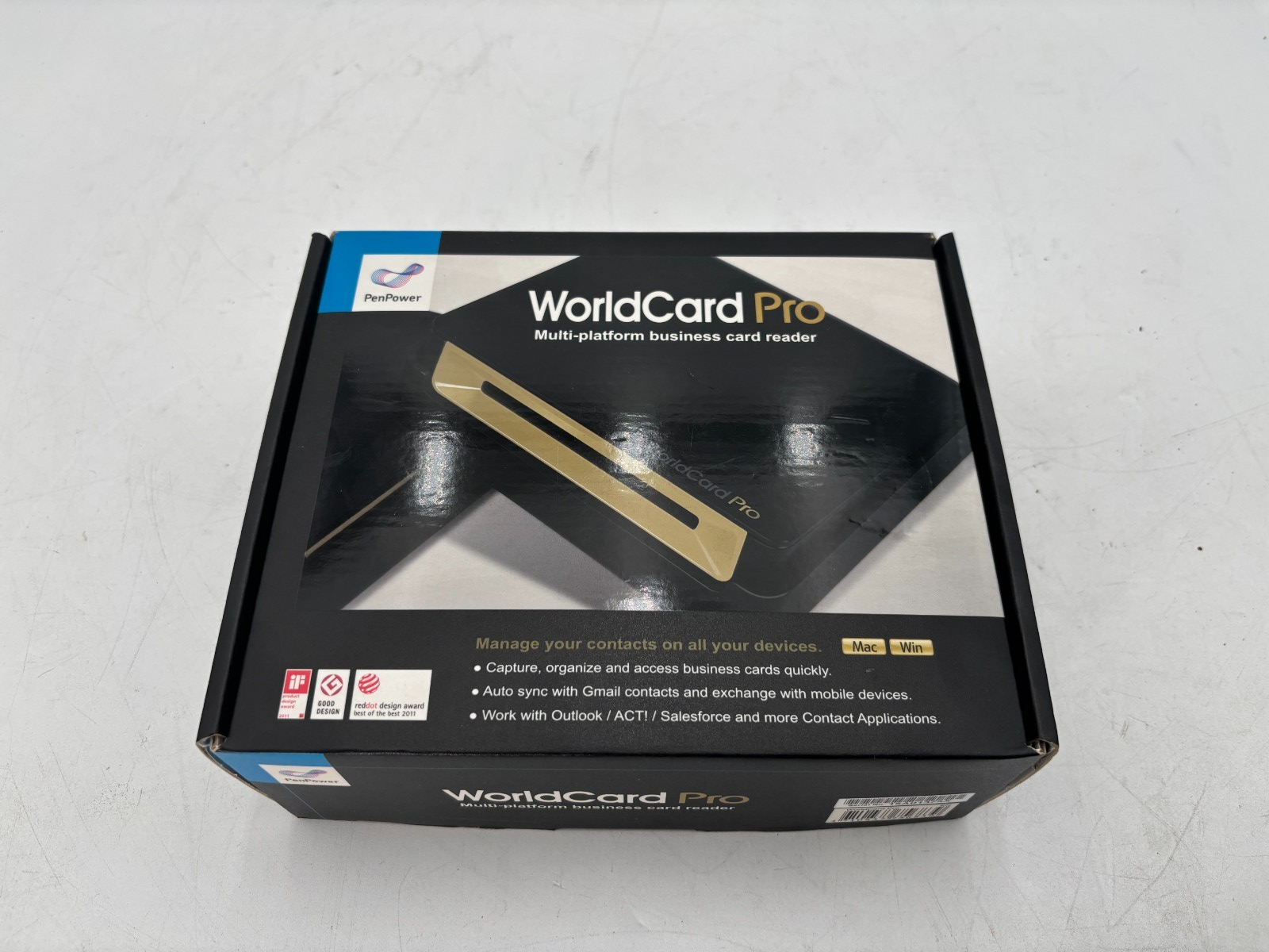 WorldCard Pro Business Card Scanner USB PC Mac Compatible OCR Reader ...